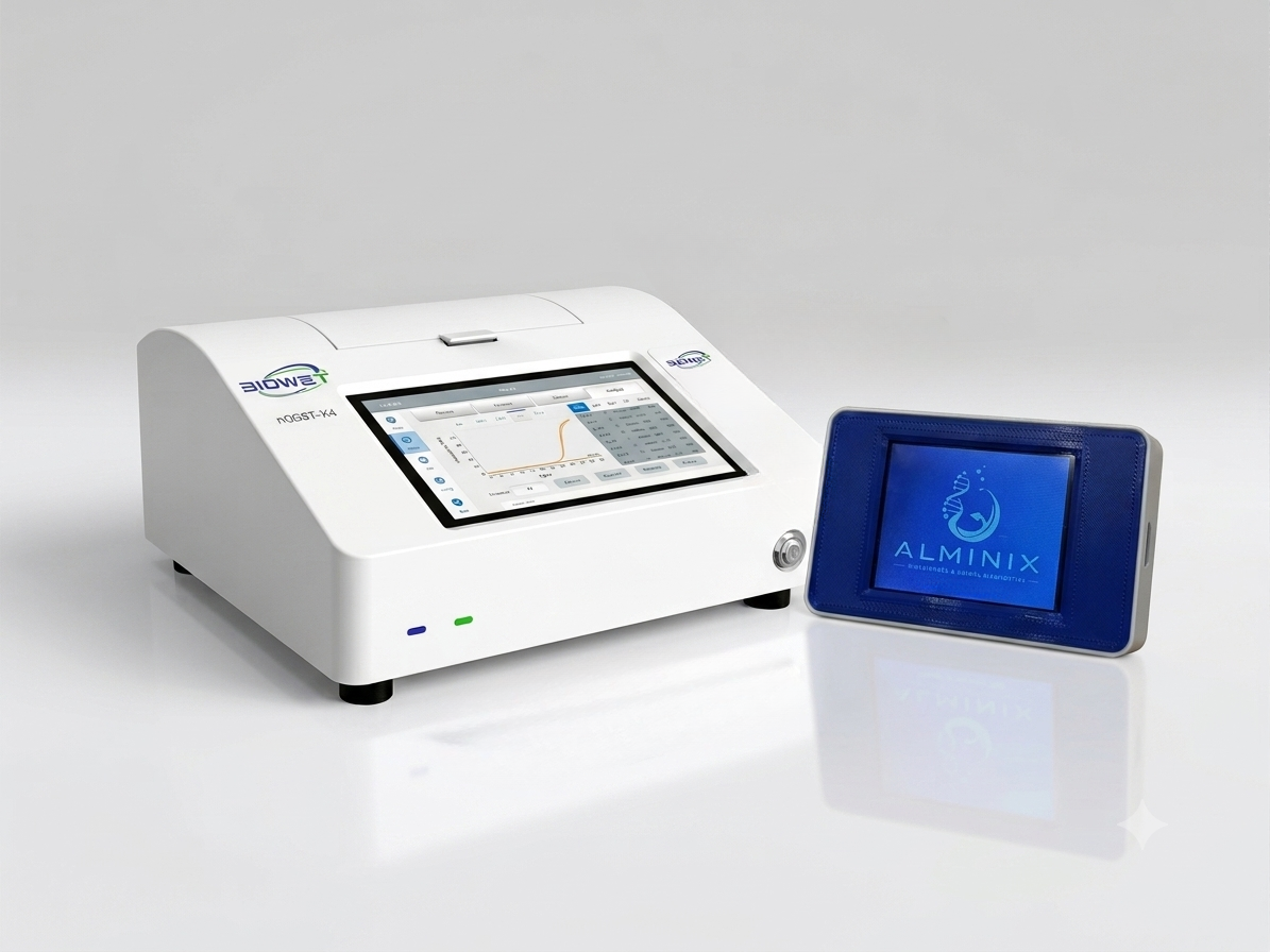 Alminix Beacon qPCR system and portal